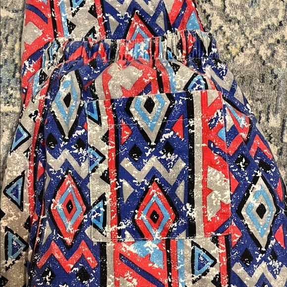 VTG Athletic Works Multicolor Fabric Joggers - Picture 4 of 6